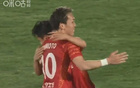 外援邦本宜裕助攻大四喜，大勝后歡慶，目標中超。