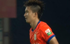 梅開二度，泰山B隊王昊斌獲中乙第16輪MVP。