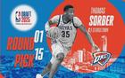 NBA榜眼拇指傷重，雷霆15號秀賽季報銷！