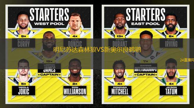 明尼蘇達森林狼VS新奧爾良鵜鶘