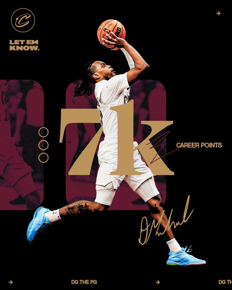 未來可期!加蘭騎士生涯得分達(dá)到7000分 隊(duì)史第11位!