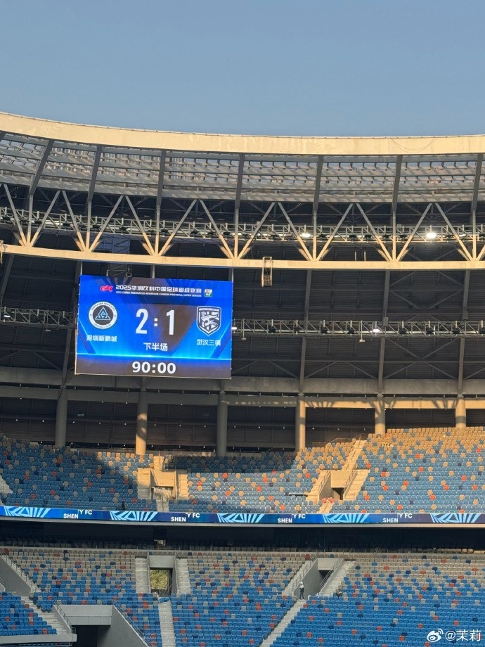 熱身賽:深圳新鵬城在常規(guī)時(shí)間2-1勝武漢三鎮(zhèn),在加時(shí)賽2-2戰(zhàn)平