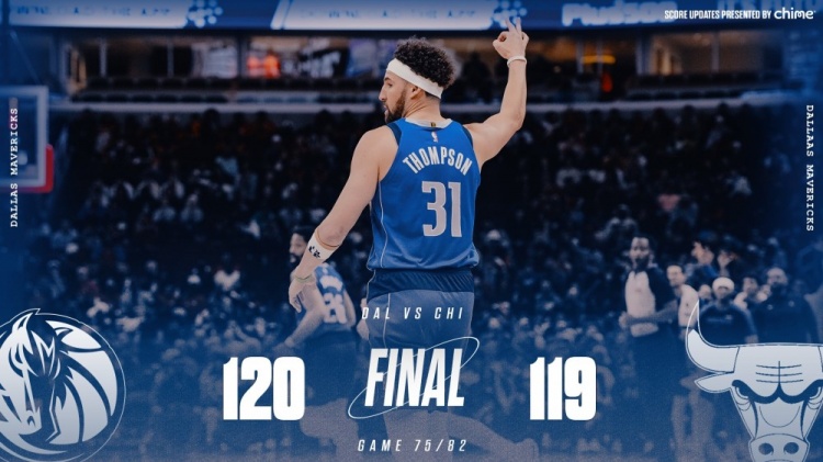 險勝公牛!獨行俠官方曬贏球海報 克萊成為封面人物